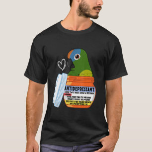 T-shirt Perroquet antidépresseur mignon I Conure à front p