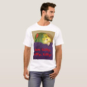 T-shirt Perroquet appelle son humain (Devant entier)