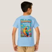 T-shirt Perroquet Arc-en-ciel Coloré (Dos entier)