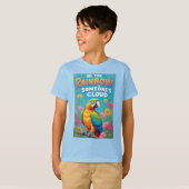 T-shirt Perroquet Arc-en-ciel Coloré (Devant entier)