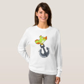 T-shirt Perroquet avec Ancre (Devant entier)