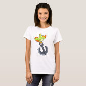 T-shirt Perroquet avec Ancre (Devant entier)