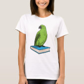 T-shirt Perroquet avec livre (Devant)