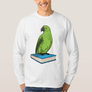 T-shirt Perroquet avec livre