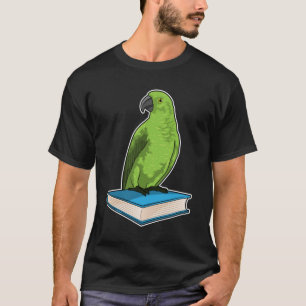 T-shirt Perroquet avec livre