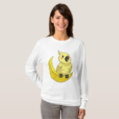 T-shirt Perroquet avec lune (Devant entier)