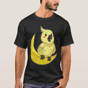 T-shirt Perroquet avec lune