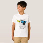 T-shirt Perroquet avec lunettes de soleil (Devant entier)