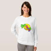 T-shirt Perroquet avec noix de coco (Devant entier)