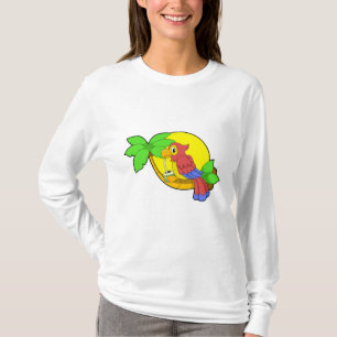 T-shirt Perroquet avec noix de coco