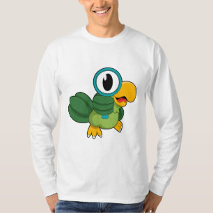 T-shirt Perroquet avec verre de nivellement