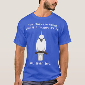 T-shirt Perroquet Cacatoès à huppe jaune Ami jamais zéro