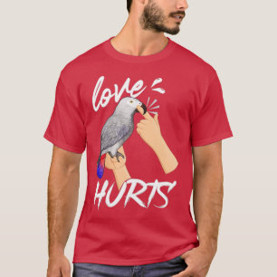 T-shirt Perroquet Cadeau Oiseau Amour Blessures Parrot Cad