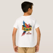 T-shirt Perroquet coloré (Dos entier)