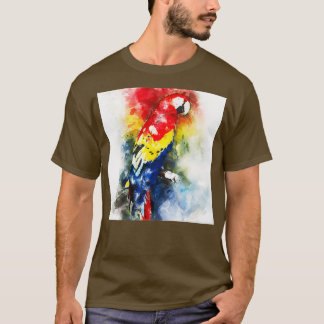 T-shirt Perroquet coloré 34