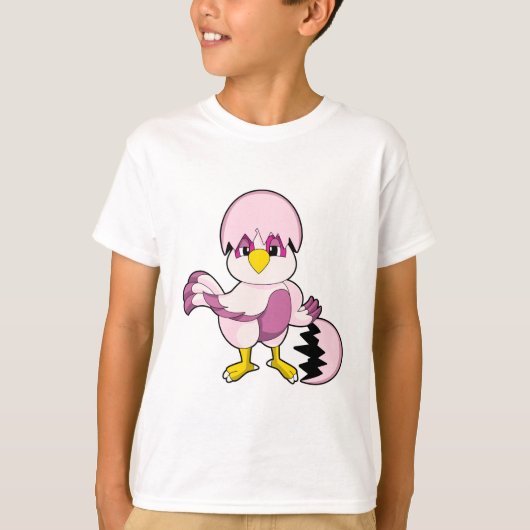 T-shirt Perroquet dans Oeuf avec Eggshell.PNG (Devant)