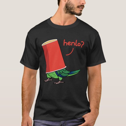 T-shirt Perroquet Dans Une Coupe Henlo I Fischers Lovebird (Devant)