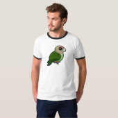 T-shirt Perroquet de cap de Birdorable (Devant entier)