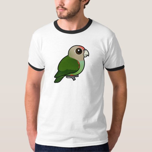 T-shirt Perroquet de cap de Birdorable (Devant)