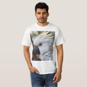 T-shirt Perroquet de Cockatoo blanc australien (Devant entier)