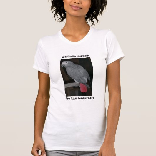 T-shirt Perroquet de gris africain (Devant)