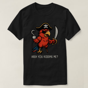 T-shirt Perroquet de pirate drôle