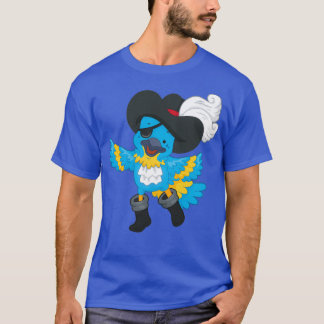 T-shirt Perroquet De Stickers Carabiens