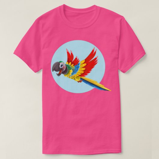 T-shirt Perroquet fou 1 (Design devant)