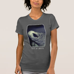 T-shirt Perroquet Gris Africain Personnalisé Drôle