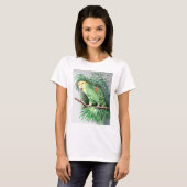 T-shirt Perroquet Jaune-Dirigé d'Amazone (Devant entier)