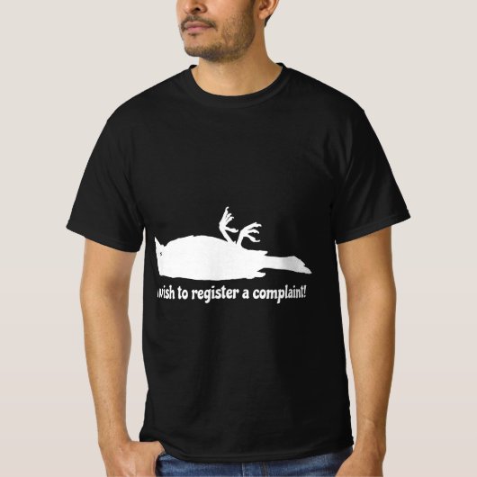 T-shirt Perroquet mort drôle Comédie plainte (Devant)