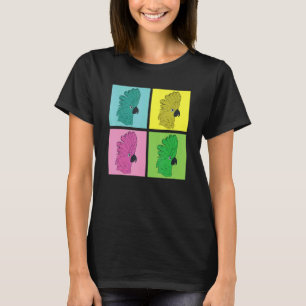 T-shirt Perroquet Pop Oiseau Animal Tropical Exotique Caca