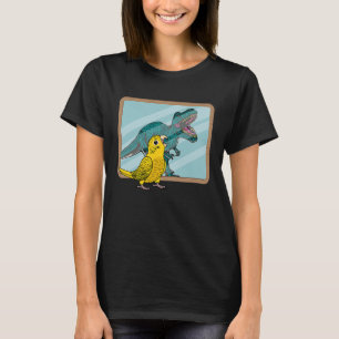 T-shirt Perroquet & Rex Reflection I Budgie jaune Lutino