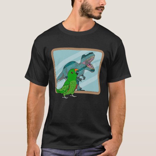 T-shirt Perroquet & Rex Reflection I Éclectus mâle (Devant)
