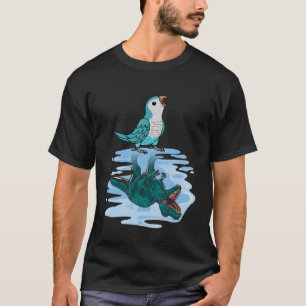 T-shirt Perroquet & Rex Reflection I Perruche Blue Monk Sé