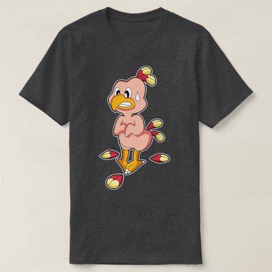 T-shirt Perroquet sans plumes (Design devant)