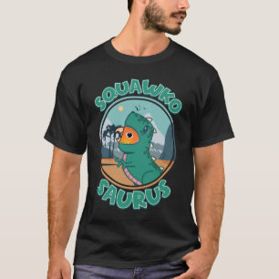 T-shirt Perroquet Squawkosaurus Rex I Joues Vertes Ananas