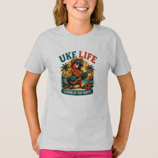 T-shirt Perroquet Uke Life – Île Ukulele Oiseau