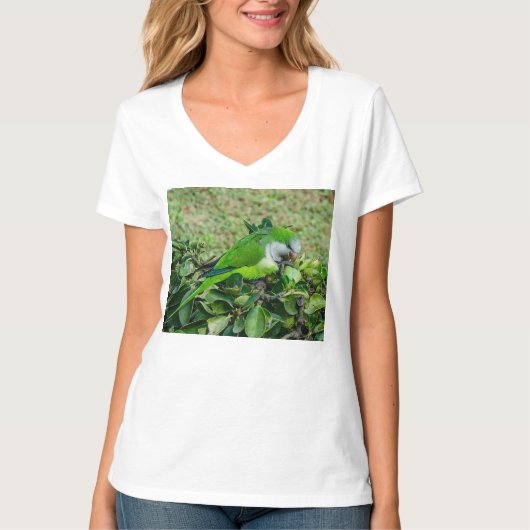 T-shirt Perroquet vert (Devant)