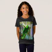 T-Shirt Perroquet vert 6537 (Devant entier)