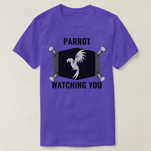 T-shirt Perroquet vous observant 51 (Design devant)