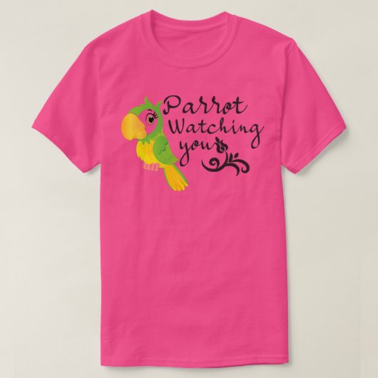 T-shirt perroquet vous regarder drôle perroquet vous regar (Design devant)