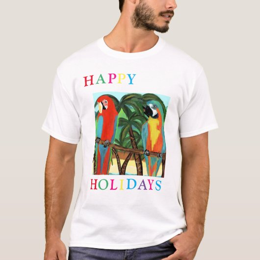 T-SHIRT PERROQUETS (Devant)