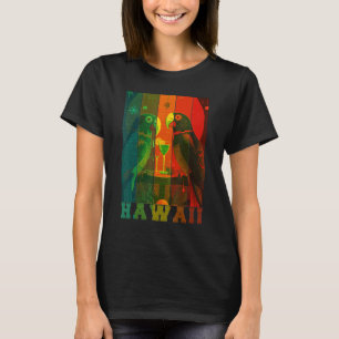 T-shirt Perroquets Boire Margarita Hawaiian Vacation Men W