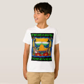 T-shirt Perroquets de Fête (Devant entier)