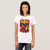 T-SHIRT PERROQUETS DE FÊTE (Devant entier)