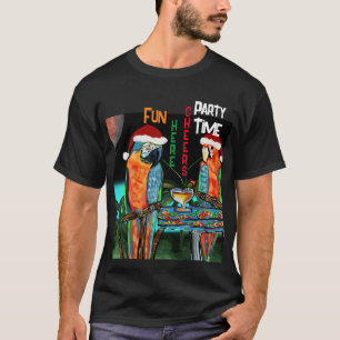 T-SHIRT PERROQUETS DE FÊTE