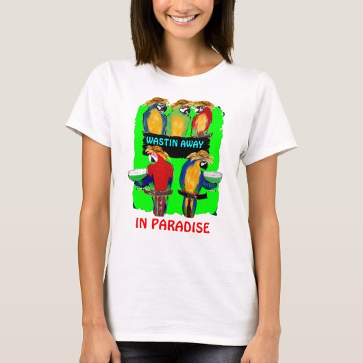 T-SHIRT PERROQUETS DE FÊTE (Devant)