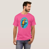 T-SHIRT PERROQUETS FÊTARDS (Devant entier)