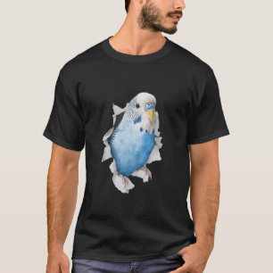 T-shirt Perroquets Perruches Oiseaux Drôle Perruche Manche
